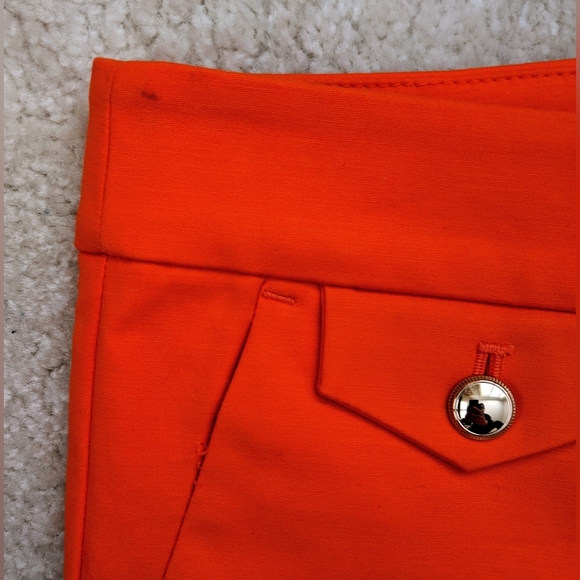 NWT LOFT slim pants orange 4 - Picture 5 of 8